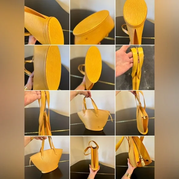 Louis Vuitton Authentic Luxury Vintage Retro Minimalist Epi Saint Jacques Bag - Picture 16 of 17